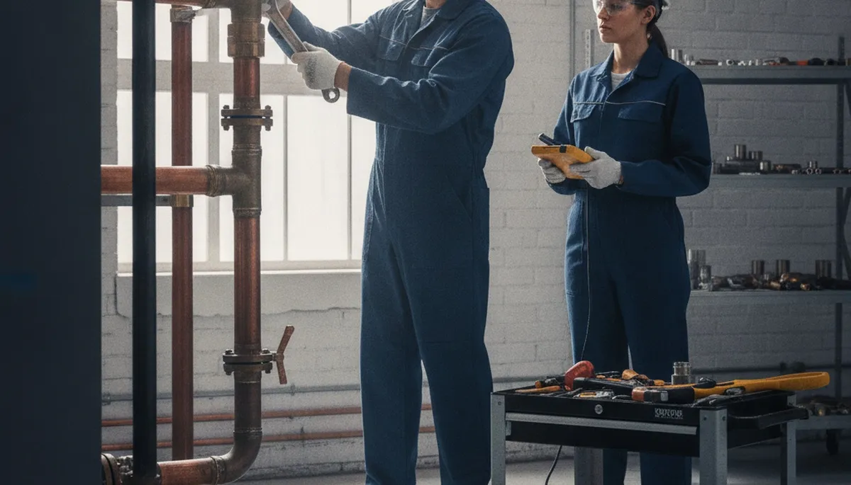 San Diego, CA plumber repairing a home pipe for fast emergency plumbing service